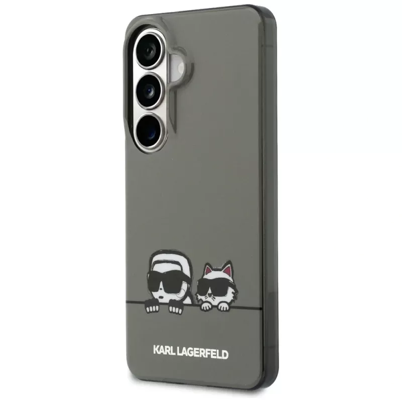 KARL LAGERFELD IML Peekaboo Karl & Choupette Custodia MagSafe per Samsung Galaxy S26, Nero