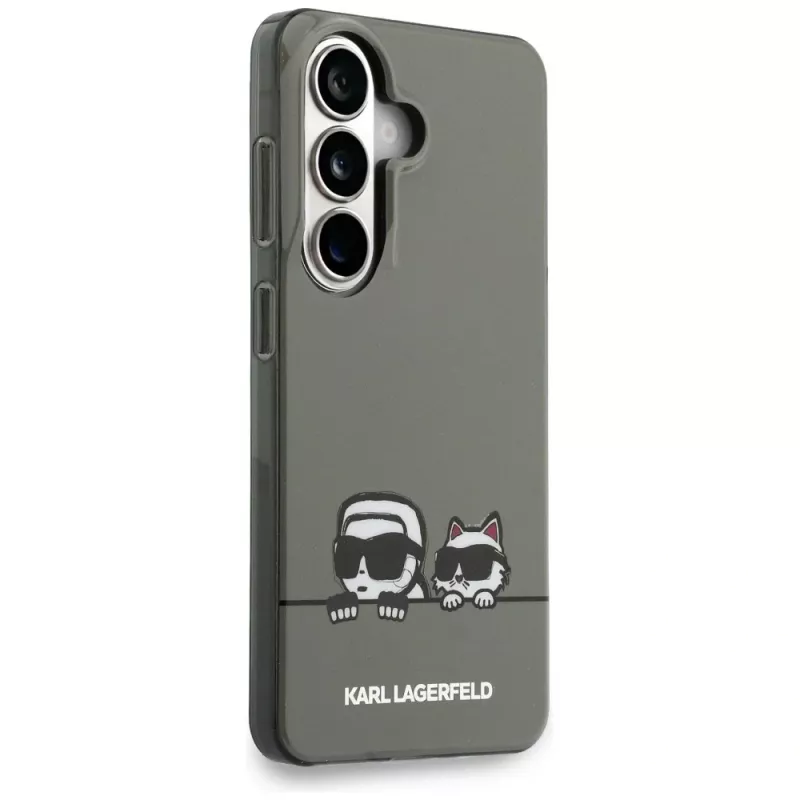 KARL LAGERFELD IML Peekaboo Karl & Choupette Custodia MagSafe per Samsung Galaxy S26, Nero