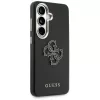Guess Grained Big 4G Metal Logo Custodia per Samsung Galaxy S26 - Nero