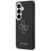 Guess Grained Big 4G Metal Logo Custodia per Samsung Galaxy S26+ Nero