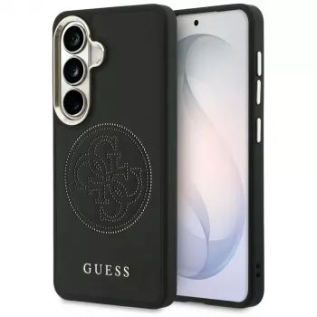Guess Perforated Logo Custodia MagSafe per Samsung Galaxy S26 - Nero