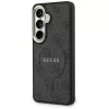Guess 4G Embossed Ring Custodia MagSafe per Samsung Galaxy S26 (Nero)
