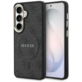 Guess 4G Embossed Ring Cover MagSafe per Samsung Galaxy S26+ (nero)