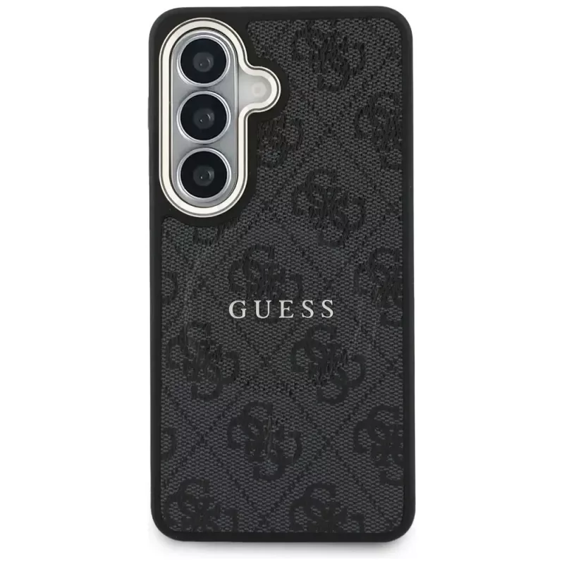 Guess 4G Embossed Ring Cover MagSafe per Samsung Galaxy S26+ (nero)