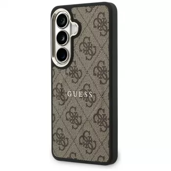 Guess 4G Embossed Ring Cover MagSafe per Samsung Galaxy S26 (marrone)
