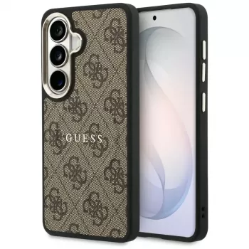 Guess 4G Embossed Ring Cover MagSafe per Samsung Galaxy S26+ (marrone)