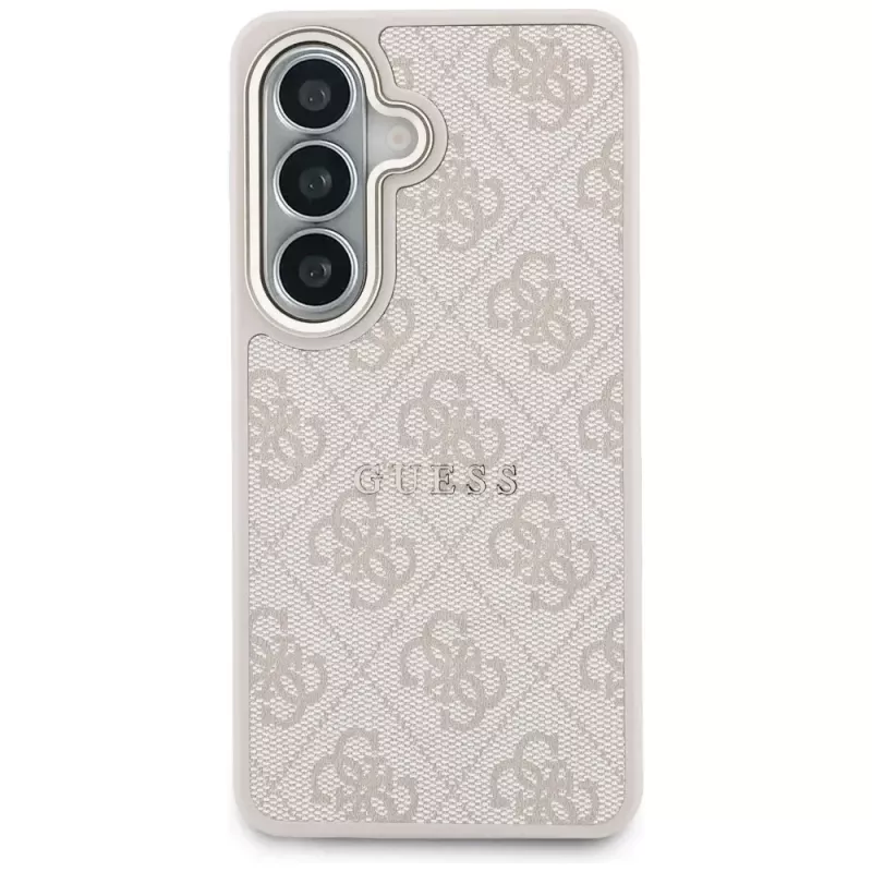 Guess 4G Embossed Ring Cover MagSafe per Samsung Galaxy S26 (rosa)