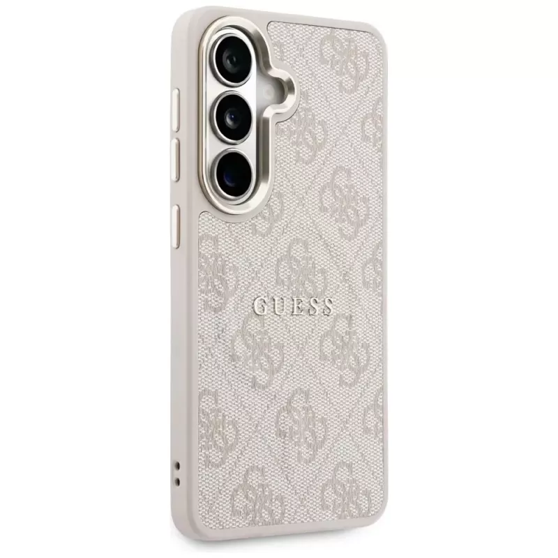Guess 4G Embossed Ring Cover MagSafe per Samsung Galaxy S26 (rosa)