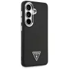 Guess Fixed Glitter Triangle Cover MagSafe per Samsung Galaxy S26, nero