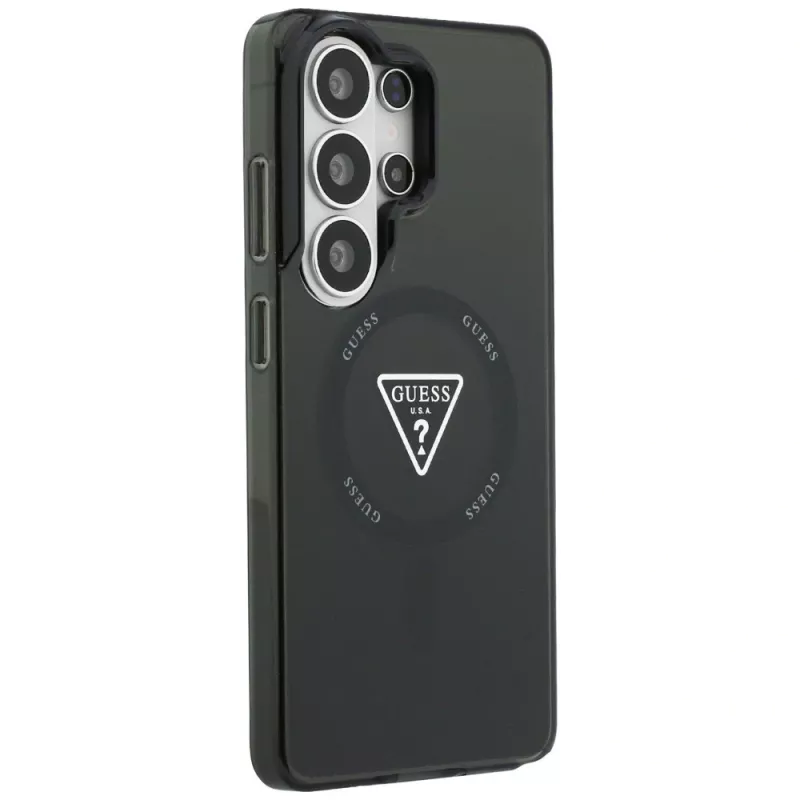 Guess IML Gradient Triangle Cover MagSafe per Samsung Galaxy S26 Ultra (nero)