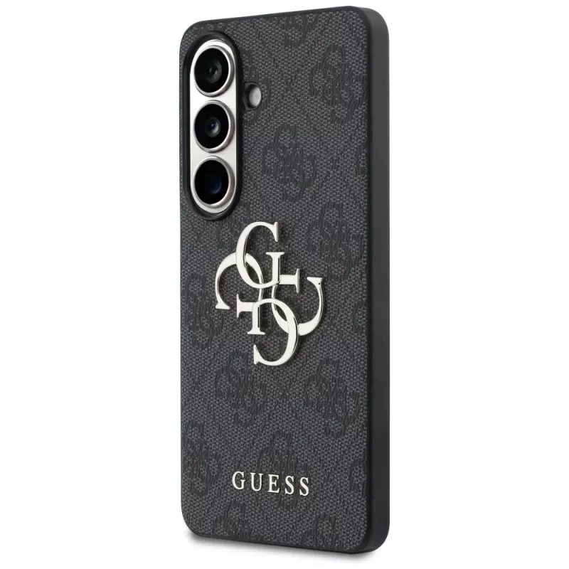 Guess 4G Big Metal Logo Cover per Samsung Galaxy S26 - nero