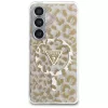 Guess IML Leopard Print Triangle Cover MagSafe per Samsung Galaxy S26 (marrone)