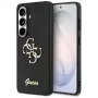 Guess Fixed Glitter Big 4G Metal Logo Cover per Samsung Galaxy S26 (nero)