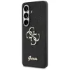 Guess Fixed Glitter Big 4G Metal Logo Cover per Samsung Galaxy S26 (nero)