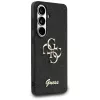 Guess Fixed Glitter Big 4G Metal Logo Cover per Samsung Galaxy S26 (nero)