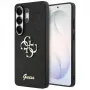 Guess Fixed Glitter Big 4G Metal Logo Cover per Samsung Galaxy S26 Ultra (nero)