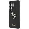 Guess Fixed Glitter Big 4G Metal Logo Cover per Samsung Galaxy S26 Ultra (nero)