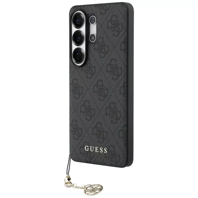 Guess 4G Classic Logo Charm Cover MagSafe per Samsung Galaxy S26 Ultra (nero)