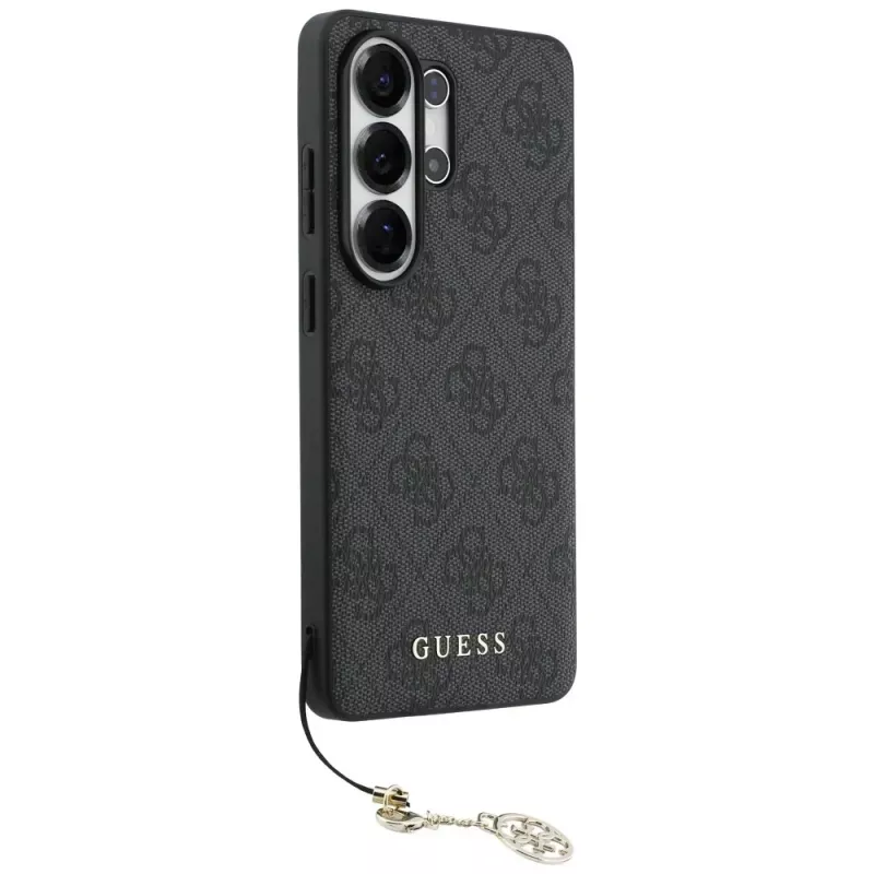 Guess 4G Classic Logo Charm Cover MagSafe per Samsung Galaxy S26 Ultra (nero)