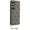 Guess 4G Classic Logo Charm Cover MagSafe per Samsung Galaxy S26 (marrone)