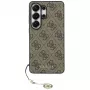Guess 4G Classic Logo Charm Cover MagSafe per Samsung Galaxy S26 Ultra (marrone)