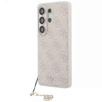 Guess 4G Classic Logo Charm Cover MagSafe per Samsung Galaxy S26 Ultra (rosa)