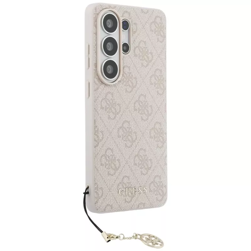Guess 4G Classic Logo Charm Cover MagSafe per Samsung Galaxy S26 Ultra (rosa)