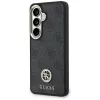 Guess 4G Big Rhinestone Triangle Strap Cover MagSafe per cellulare con set per Samsung Galaxy S26 - nero