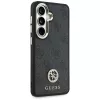 Guess 4G Big Rhinestone Triangle Strap Cover MagSafe per cellulare con set per Samsung Galaxy S26 - nero