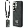 Guess 4G Big Rhinestone Triangle Strap Cover MagSafe kit per Samsung Galaxy S26 Ultra - nero