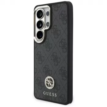Guess 4G Big Rhinestone Triangle Strap Cover MagSafe kit per Samsung Galaxy S26 Ultra - nero