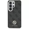 Guess 4G Big Rhinestone Triangle Strap Cover MagSafe kit per Samsung Galaxy S26 Ultra - nero
