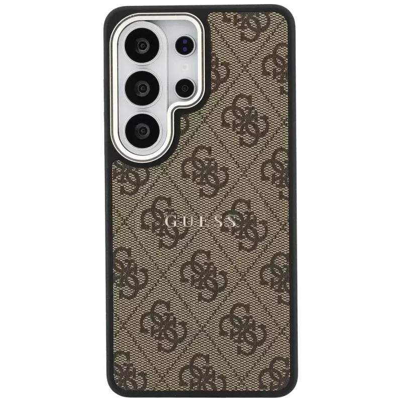 Guess 4G Embossed Ring Cover MagSafe per Samsung Galaxy S26 Ultra (marrone)