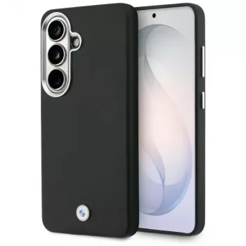 BMW Sign Metal Logo Cover MagSafe per Samsung Galaxy S26 nero