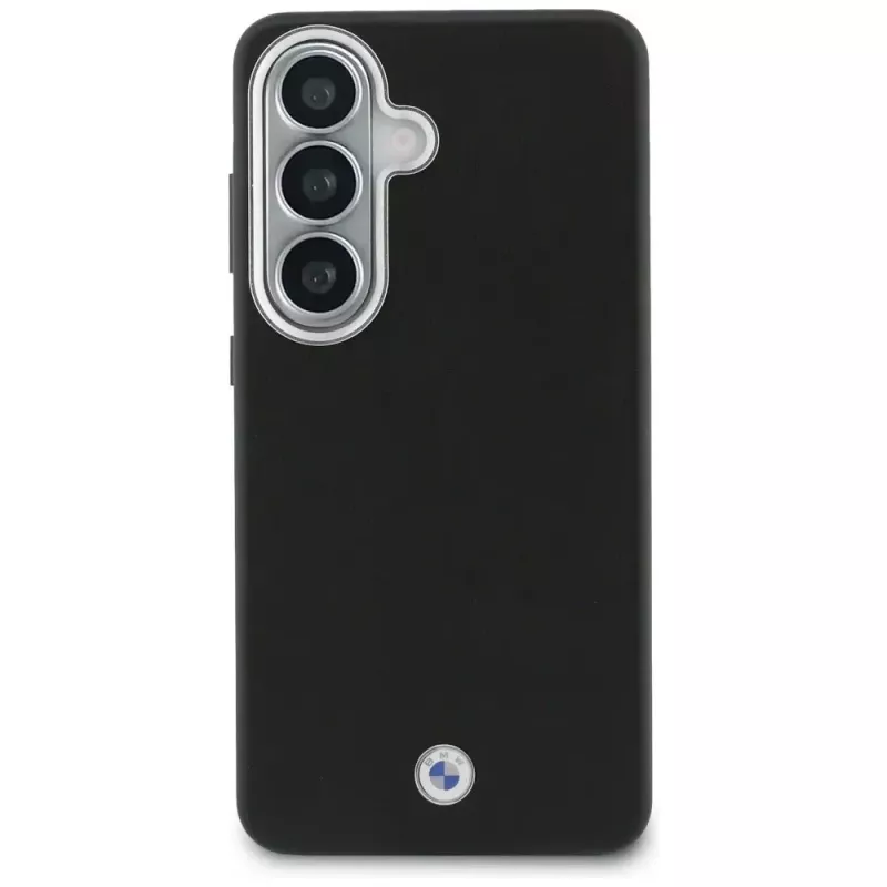 BMW Sign Metal Logo Cover MagSafe per Samsung Galaxy S26+ nero