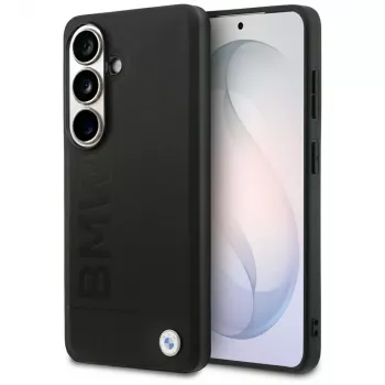 BMW Leather Hot Stamp Cover MagSafe per Samsung Galaxy S26 nero
