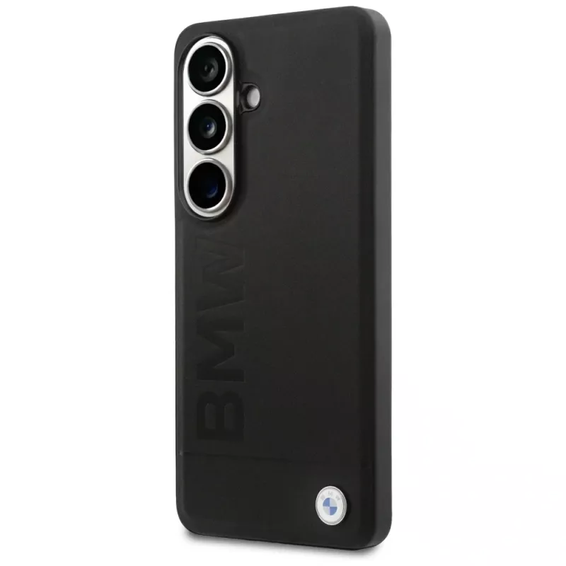 BMW Leather Hot Stamp Cover MagSafe per Samsung Galaxy S26+ nero