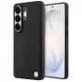 BMW Leather Hot Stamp Cover MagSafe per Samsung Galaxy S26 Ultra nero