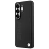 BMW Leather Hot Stamp Cover MagSafe per Samsung Galaxy S26 Ultra nero