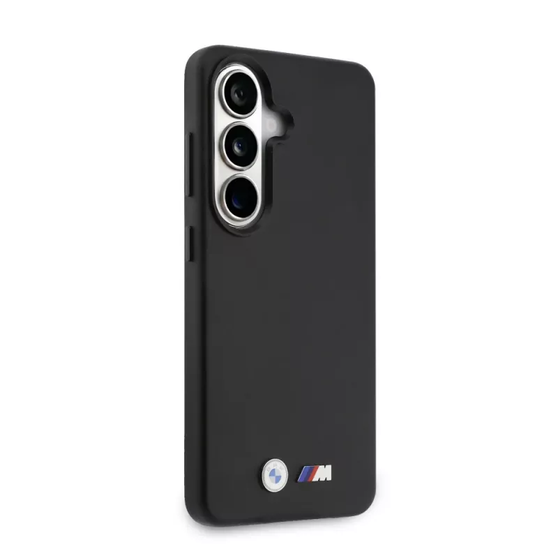 BMW M Metal Logo Cover MagSafe per Samsung Galaxy S26 nero