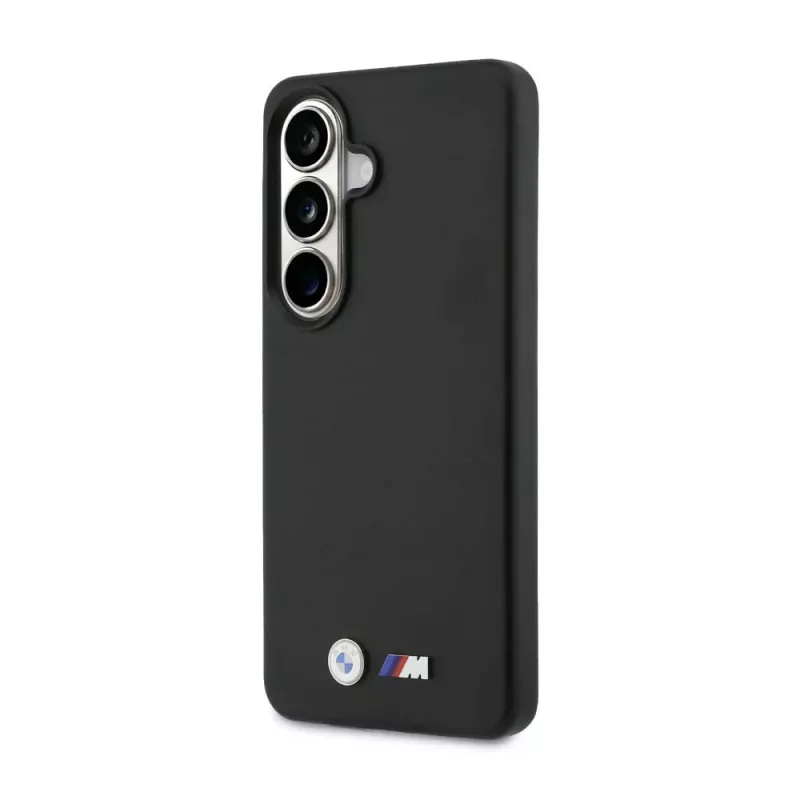 Custodia MagSafe BMW M Metal Logo per Samsung Galaxy S26+ nero