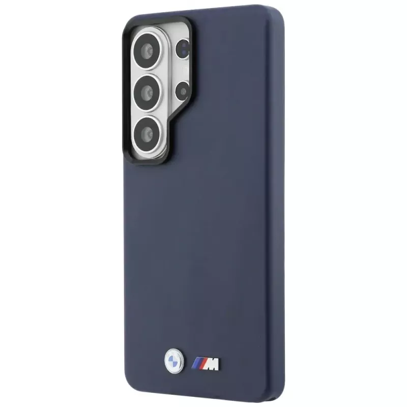 Custodia MagSafe BMW M Metal Logo per Samsung Galaxy S26 Ultra blu navy