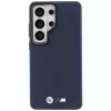 Custodia MagSafe BMW M Metal Logo per Samsung Galaxy S26 Ultra blu navy
