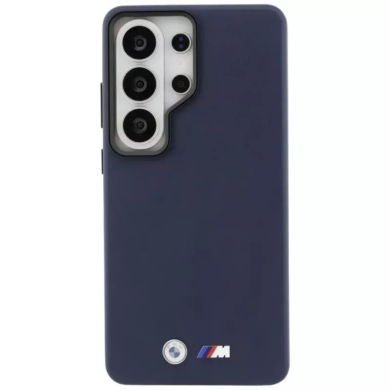 Custodia MagSafe BMW M Metal Logo per Samsung Galaxy S26 Ultra blu navy