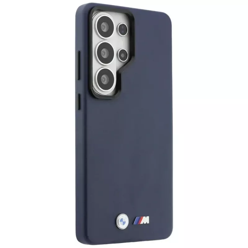 Custodia MagSafe BMW M Metal Logo per Samsung Galaxy S26 Ultra blu navy