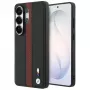 Custodia MagSafe BMW Perforated Stripe Logo per Samsung Galaxy S26 Ultra rosso