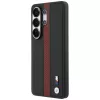 Custodia MagSafe BMW Perforated Stripe Logo per Samsung Galaxy S26 Ultra rosso