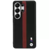 Custodia MagSafe BMW Perforated Stripe Logo per Samsung Galaxy S26 Ultra rosso
