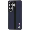 Custodia MagSafe BMW Perforated Stripe Logo per Samsung Galaxy S26 Ultra blu navy