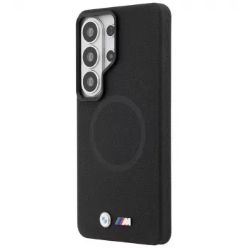 Custodia MagSafe BMW M Metal Logo per Samsung Galaxy S26 Ultra nero